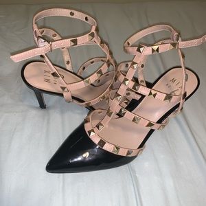 Patent leather heels